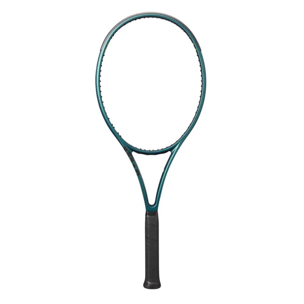 WILSON Blade 100UL V9 Unstrung Tennis Racquet (Emerald Night Green)