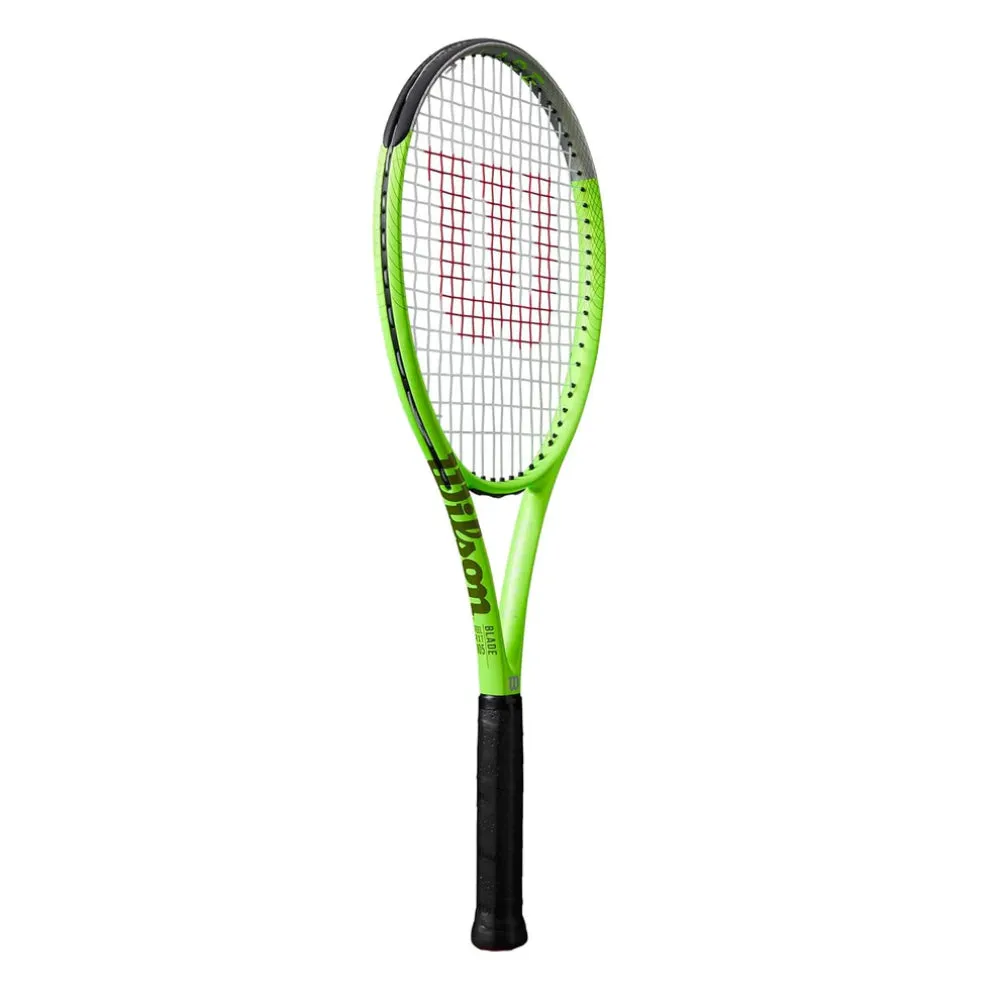 WILSON Blade Feel RXT 105 Strung Tennis Racquet (Green/Black)