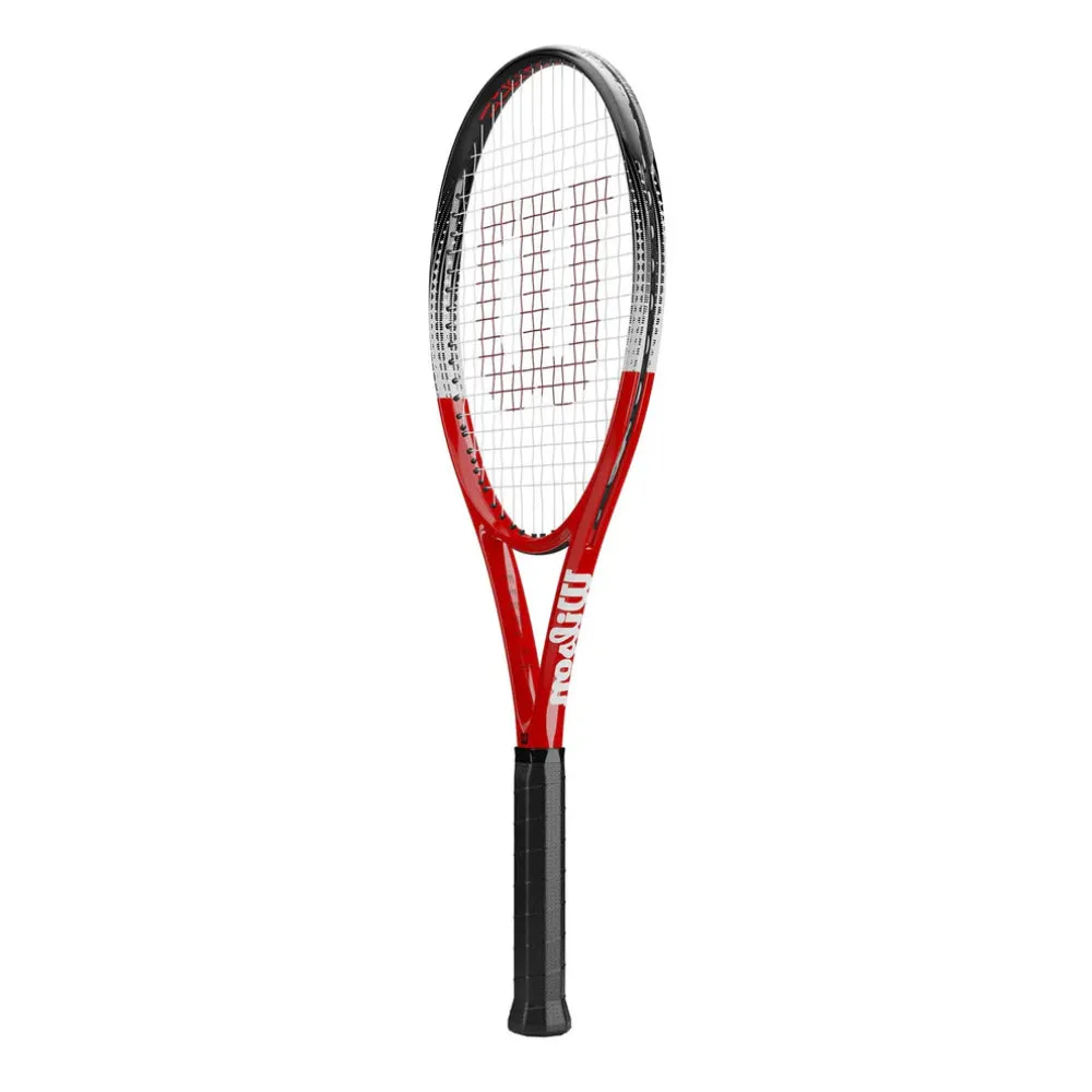 WILSON Pro Staff Precision RXT 105 Strung Tennis Racquet (Red/Grey)