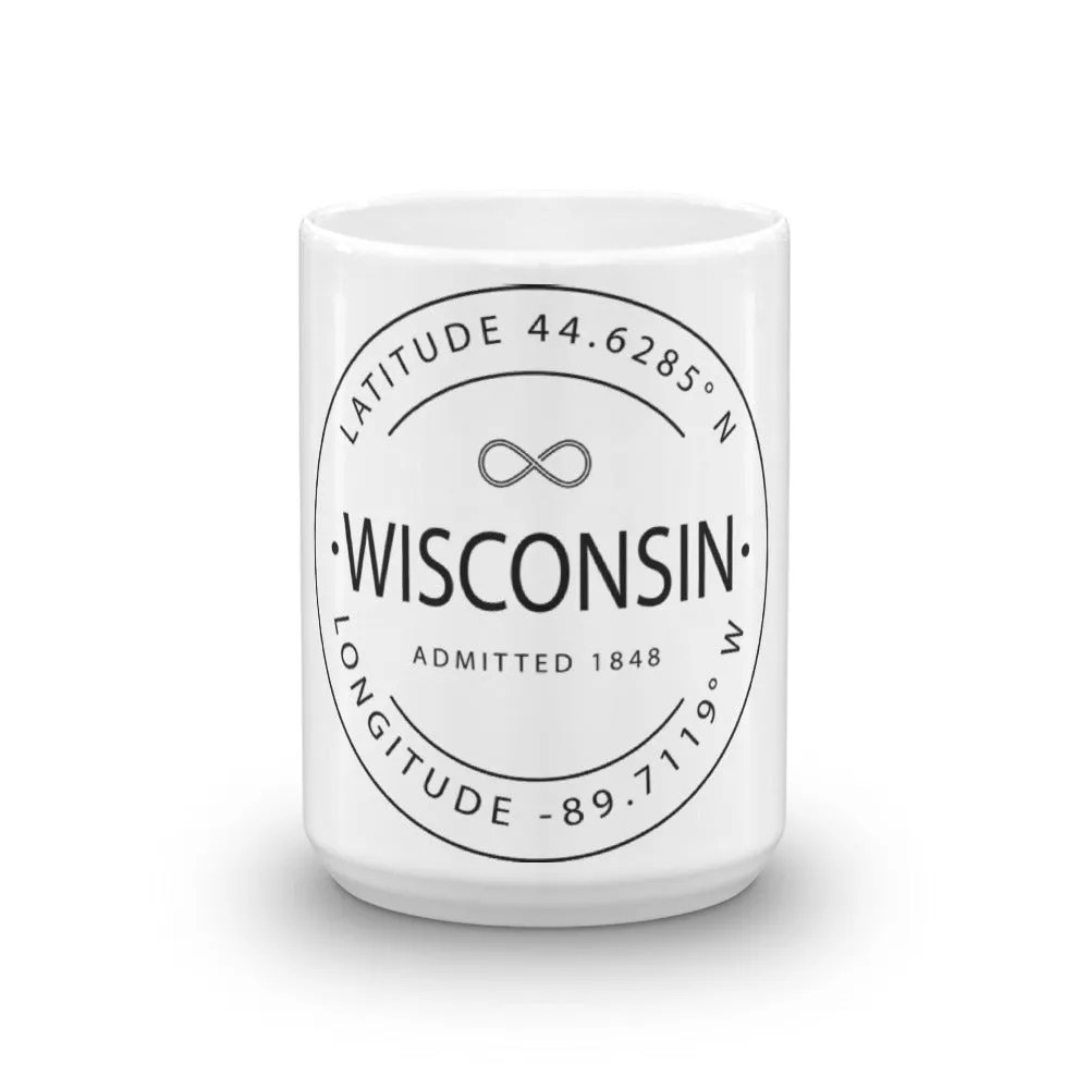 Wisconsin - Mug - Latitude & Longitude