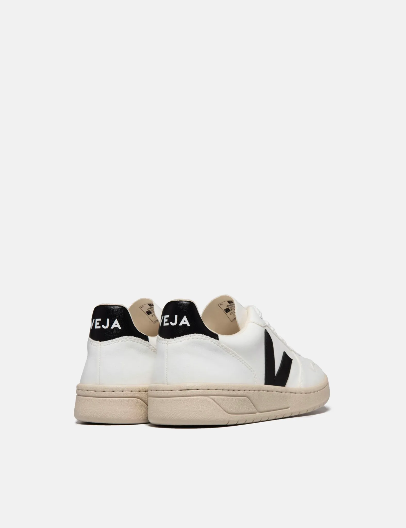 Women's Veja V-10 CWL Trainers - White/Black