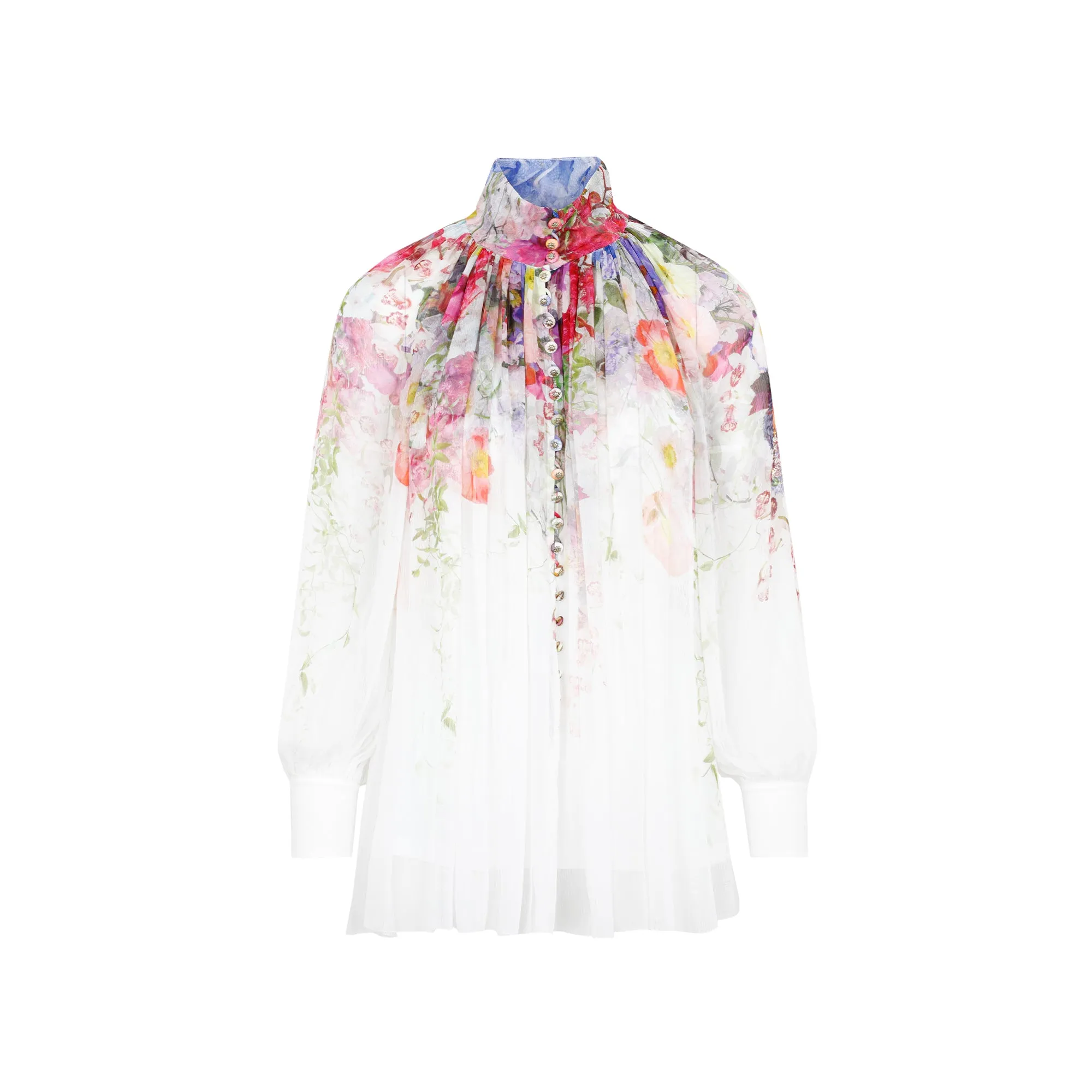 Zimmermann Prima Smock Ruched Blouse